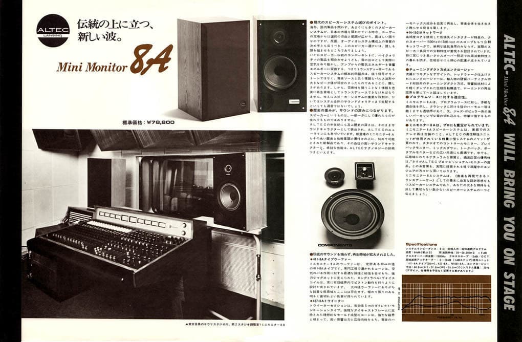 アルテックMiniMonitor 8A